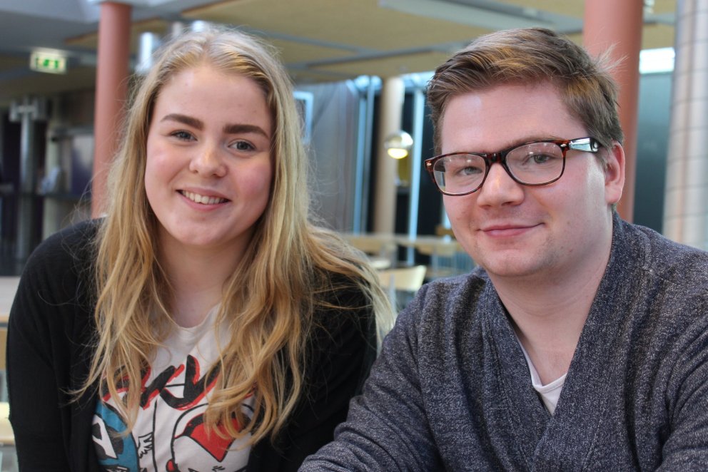 Jara Sól Ingimarsdóttir og Sindri Snær Konráðsson.