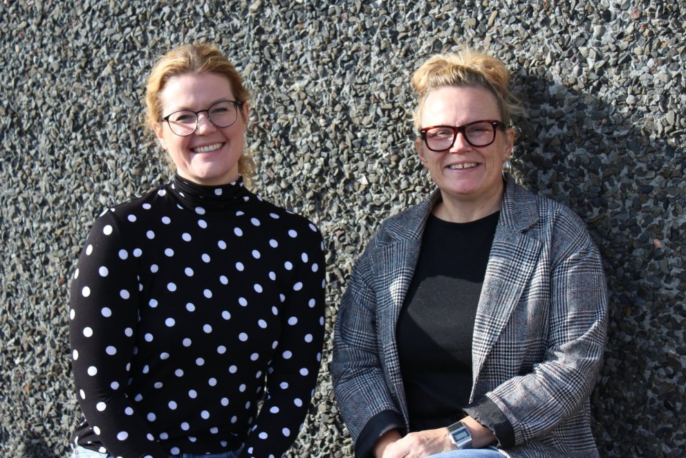 Kristjana Pálsdóttir og Valgerður Dögg Jónsdóttir.