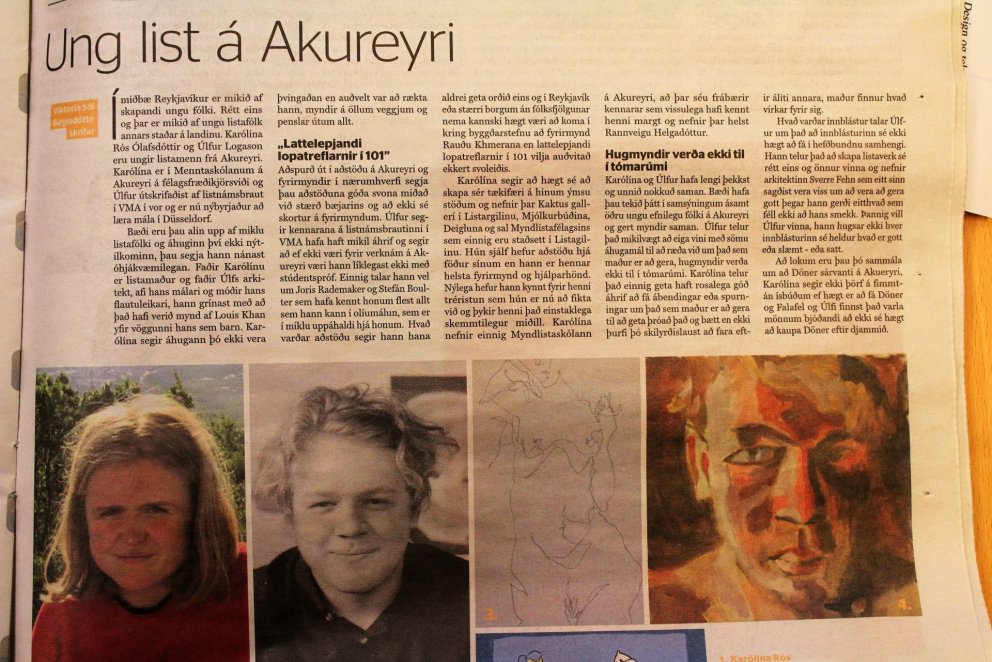 Umfjöllunin í Framhaldsskólablaðinu.