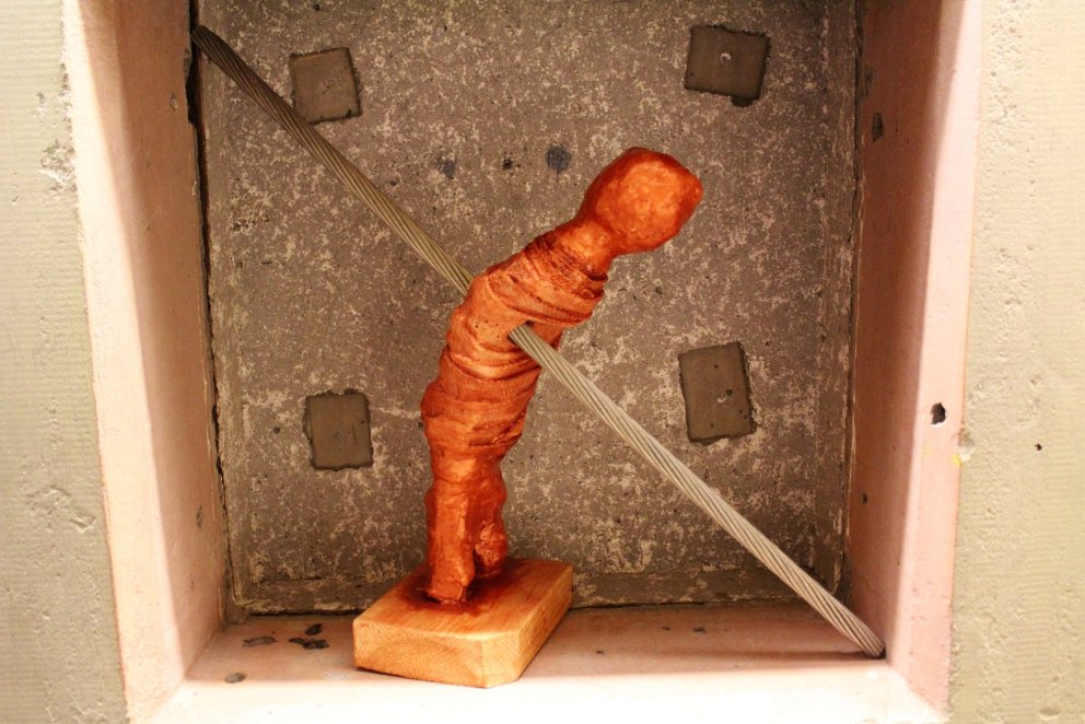 Verk Eyglóar Bjarkar á sýningunni í Gallerí Glugg.