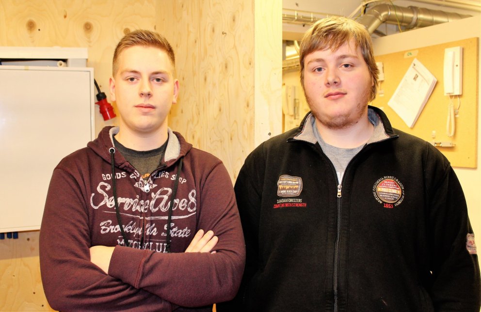 Patrik Ingi (t.v.) og Árni Hreiðar Kristinssynir.