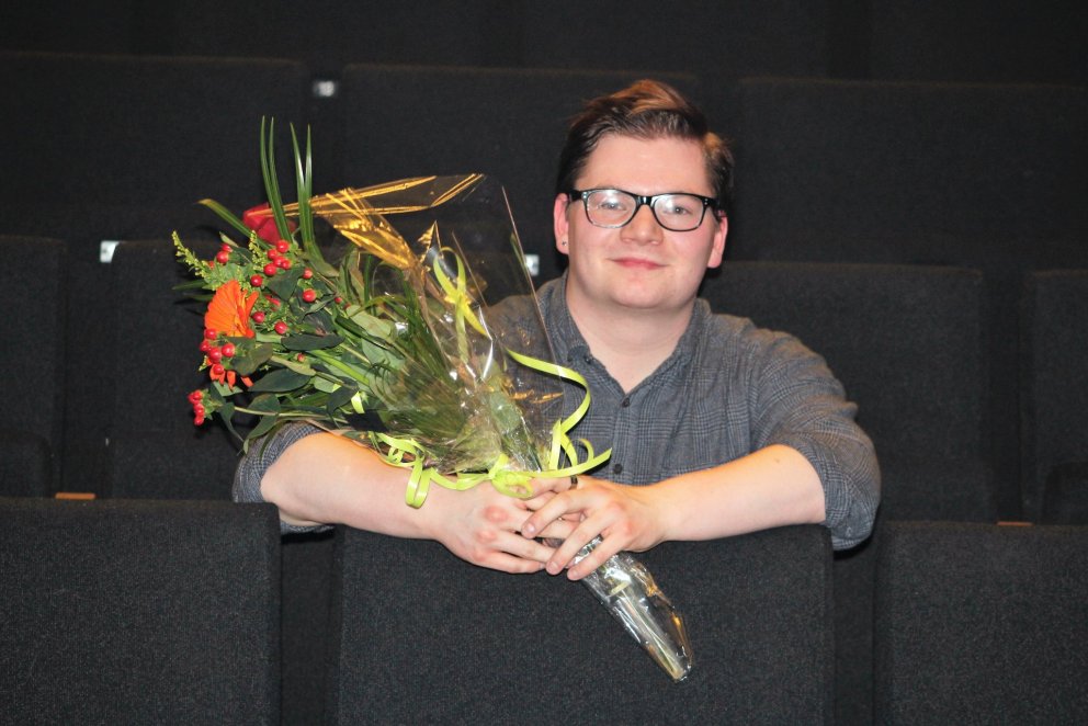 Sindri Snær Konráðsson sigraði Sturtuhausinn 2017.