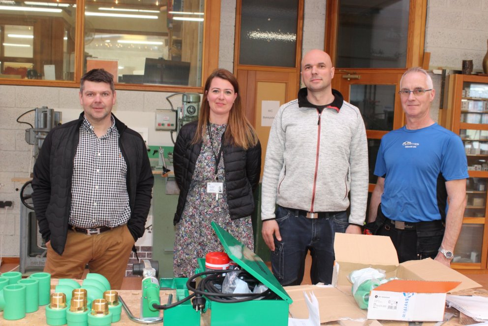 Friðbjörn, Anna María, Björn Birgir og Elías Örn.