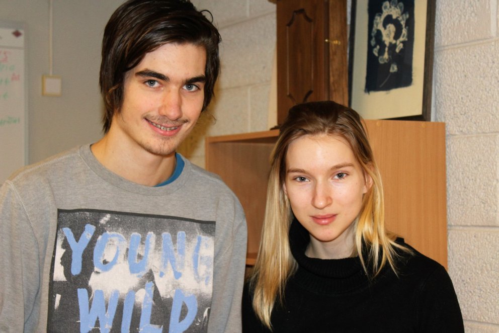 Fannar Logi og Stefanía Daney.