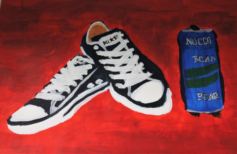 Eitt af sköpunarverkum listnema.