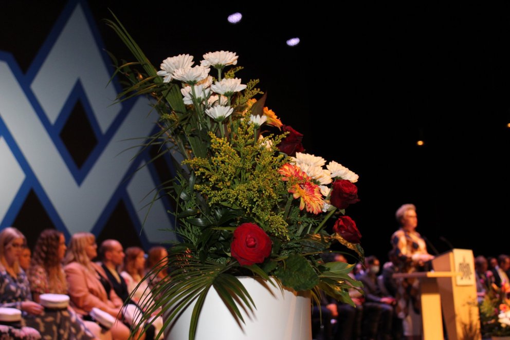 Upptaka frá brautskráningarhátíðinni í Hofi