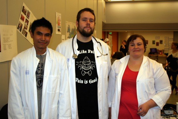 Frá vinstri: Neil, Reginn og Linda Eygló.