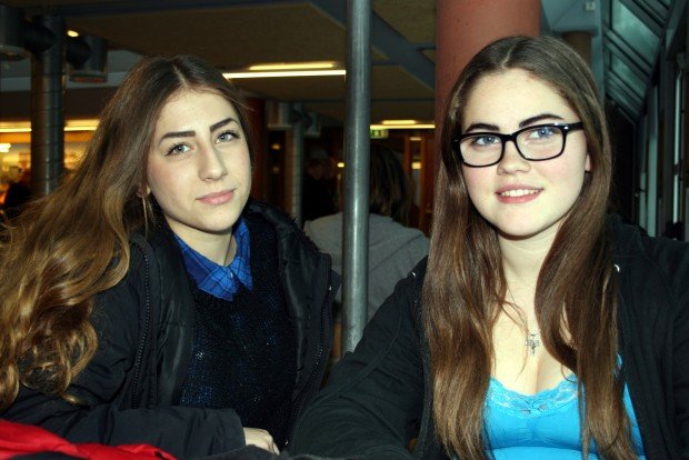 Zorana Rajkovic (t.v.) og Thelma B. Sævarsdóttir