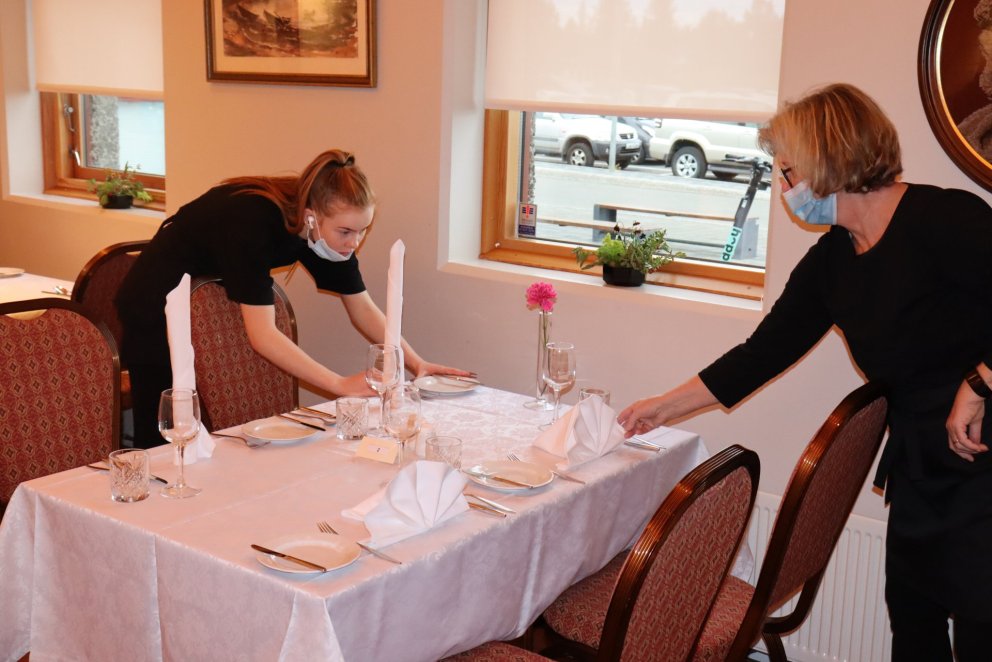 Að mörgu þarf að gæta þegar lagt er á borð.