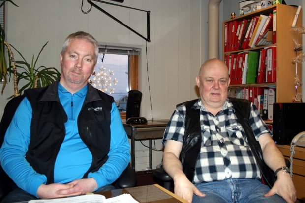Áfangastjórarnir Benedikt (t.v.) og Garðar.