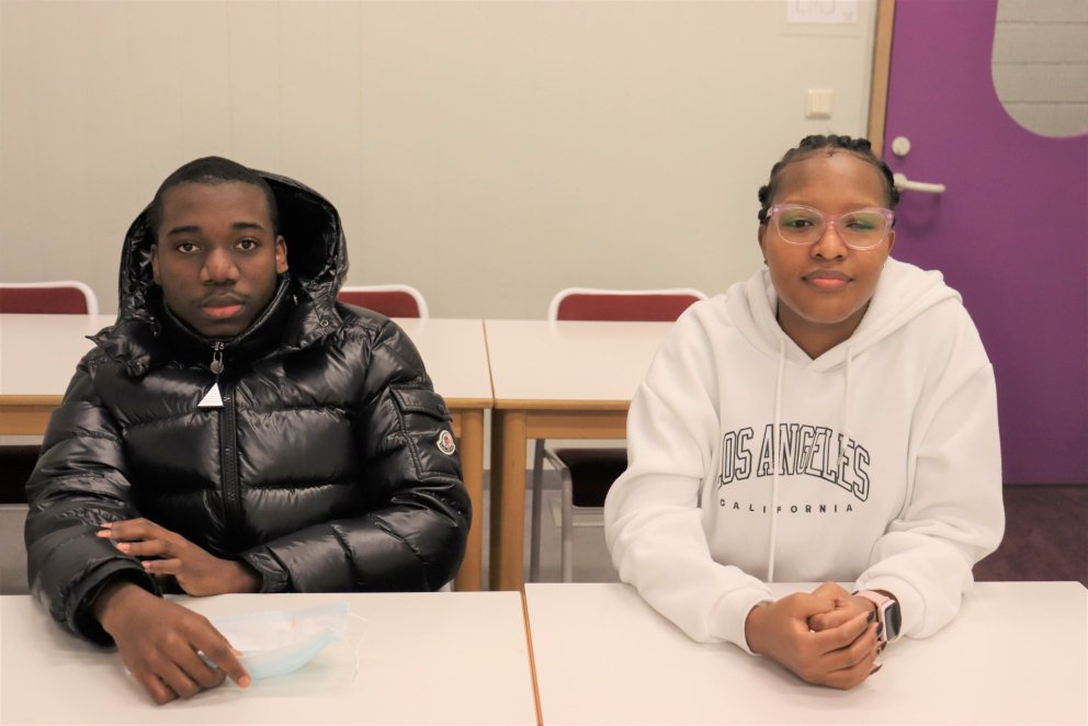 Gareese Gray og Faith Veronica Wambui.