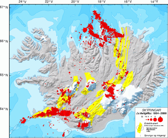 Jarðskjálftavirkni á Íslandi - Veðurstofa Ísl.