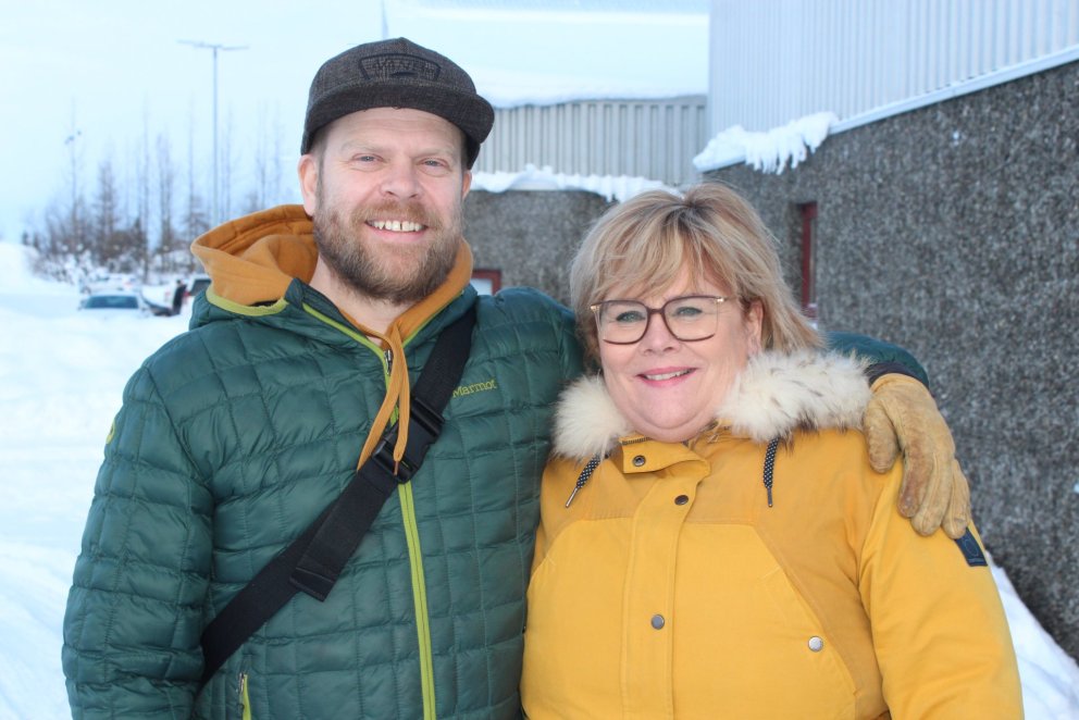 Kristján og Margrét Bergmann Tómasarbörn.