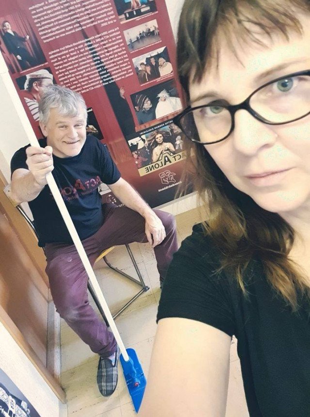 Elfar Logi og Marsibil.