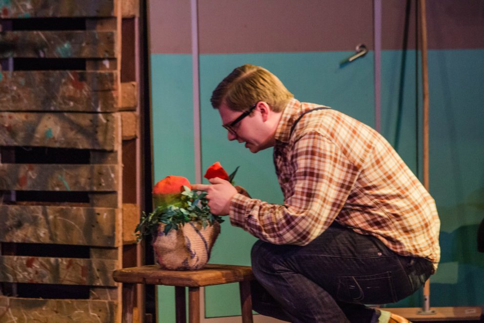 Sindri Snær Konráðsson í hlutverki Baldurs.