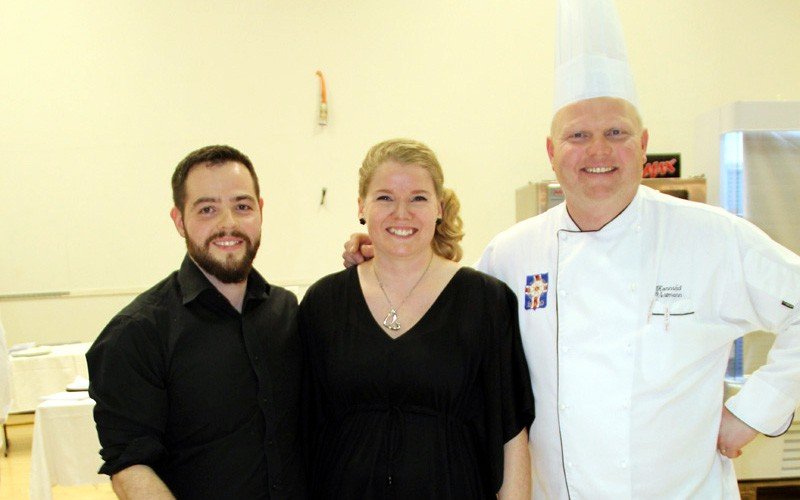 Óskar Atli, Adda Þóra og Konráð Vestmann.