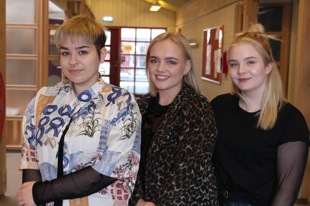 F.v.: Magnea Elinóra, Íris Birna og Dagný Anna.