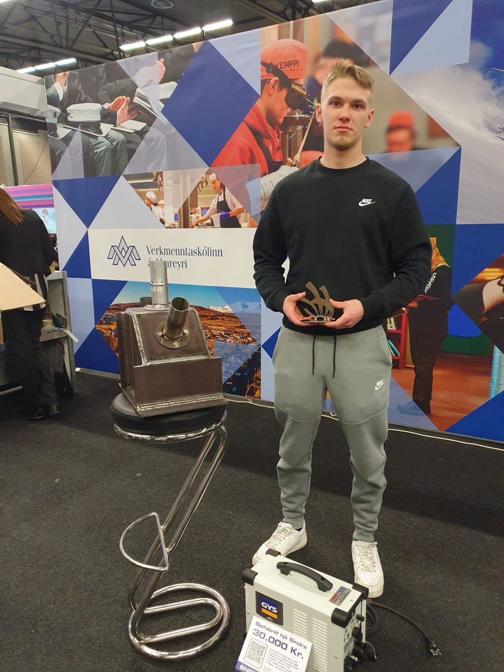 Íslandsmeistari 2023 í málmsmíði - Hafþór Karl.