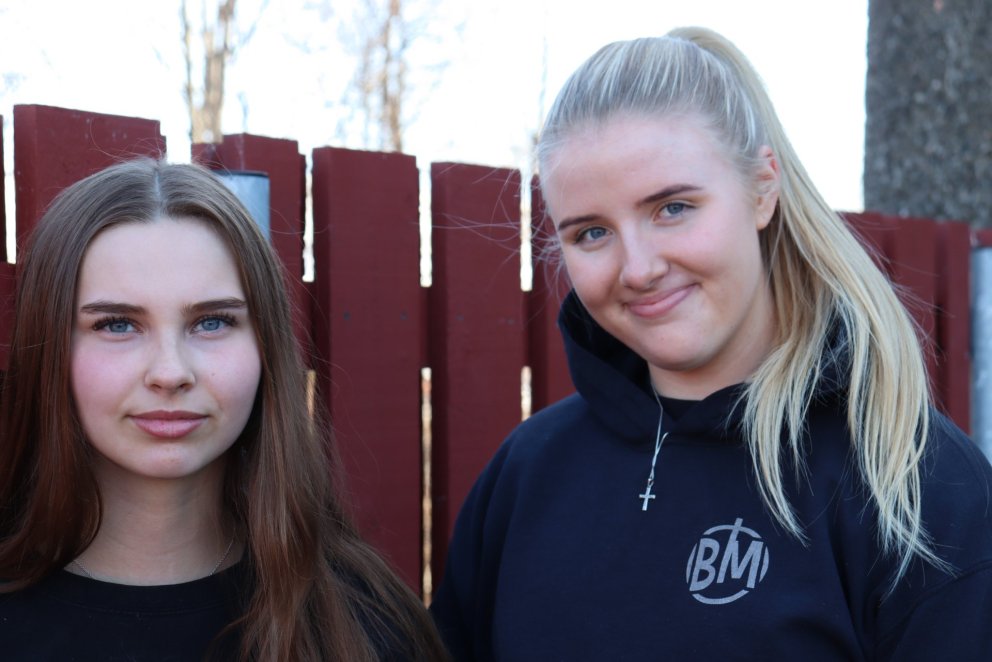 Margrét Dana Þórsdóttir (t.v.) og Katrín Lind Sverrisdóttir.