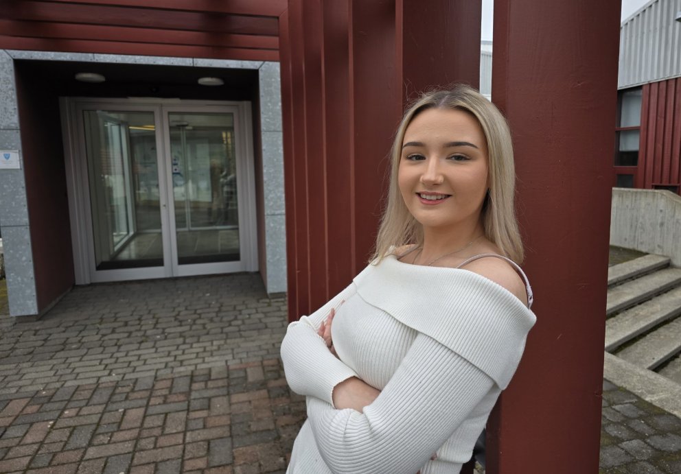 Martyna Kulesza, formaður nemendafélagsins Þórdunu.