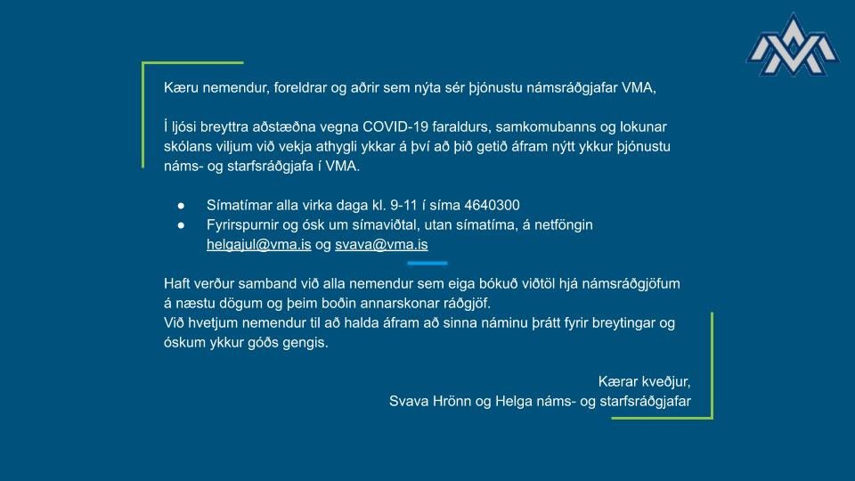 Frá námsráðgjöfum