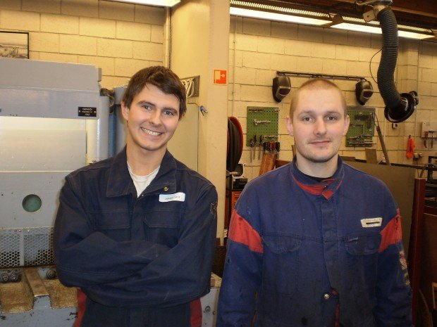 Bræðurnir Jóhann (t.v.) og Guðmundur.