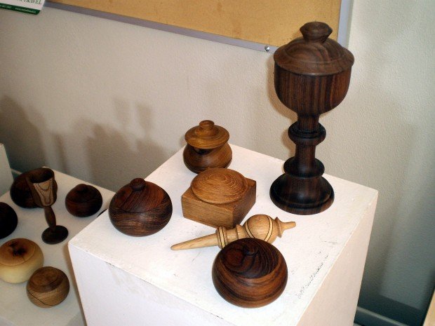 Nokkrir af smíðagripum Þorleifs Jóhannessonar.