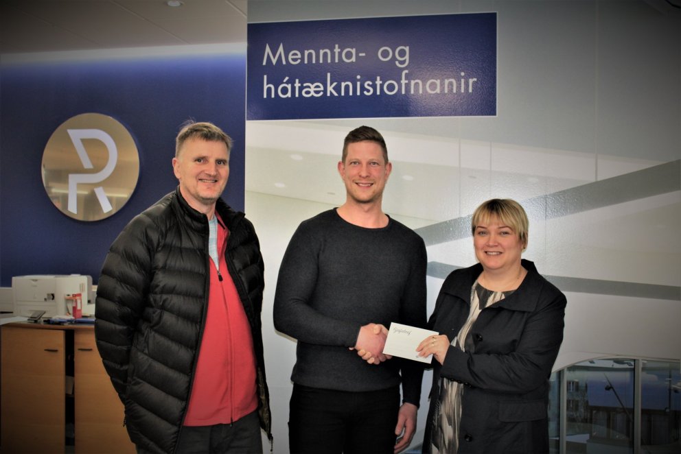 Óskar Ingi, Aðalsteinn Ernir og Sigríður Huld.