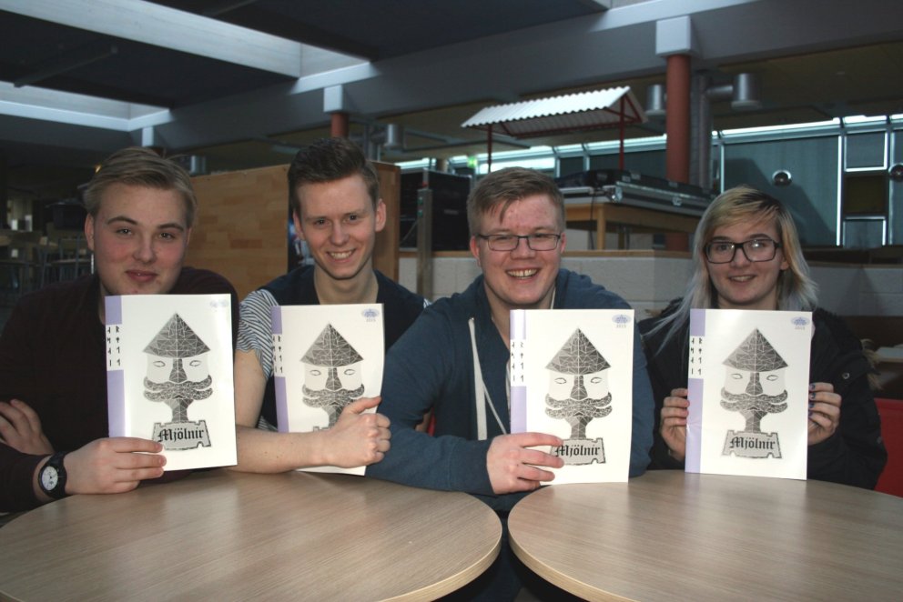 Frá vinstri: Baldur, Haukur, Stefán og María.