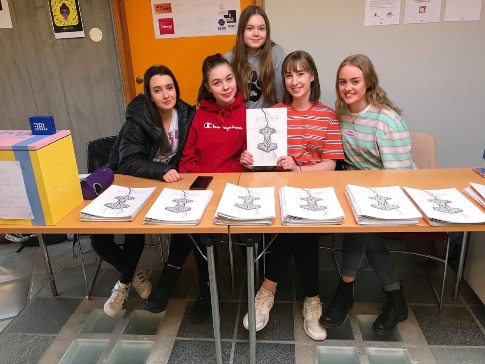 F.v.: Karolina, Unnur, Kristín, Þórunn og Harpa.