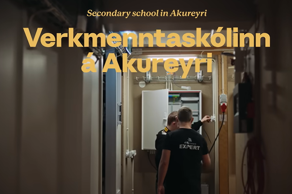 Myndbandið var unnið sl. vor en var birt fyrir nokkrum dögum. Þar kemur VMA við sögu.