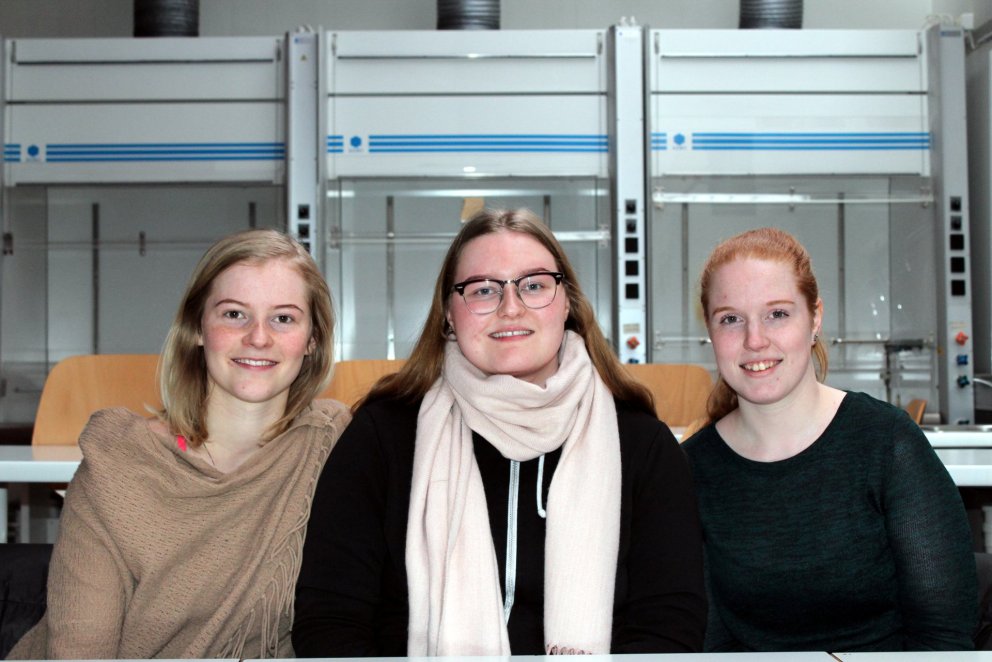 Frá vinstri: Bergþóra, Ingibjörg og Rakel.