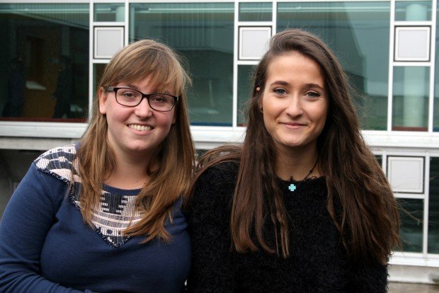 Anna Schreurs (t.v.) og Sofia Mullor Pla.