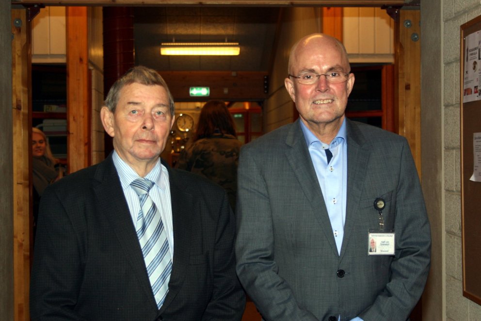 Bernharð og Hjalti Jón, skólameistarar VMA.