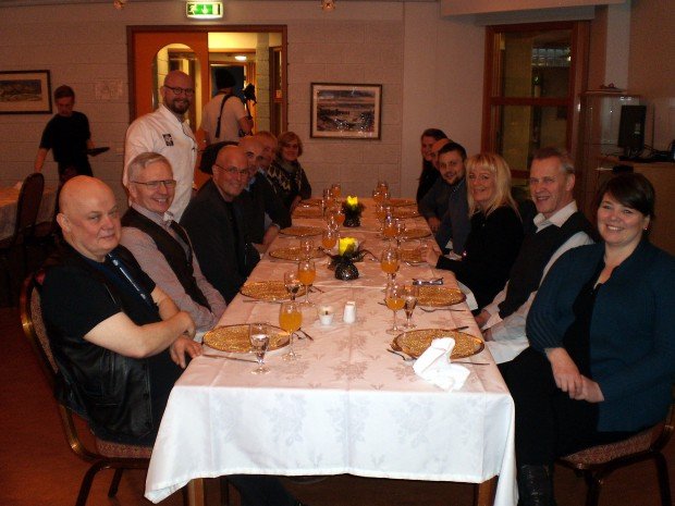 Hádegisverður á matvælabraut.