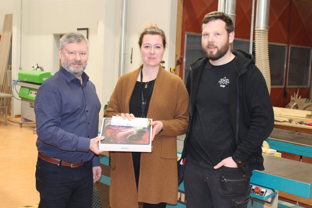 Heimir Kristinsson, Anna María og Helgi Valur.