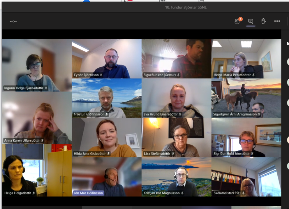 Rafrænn fundur SSNE og SAMNOR