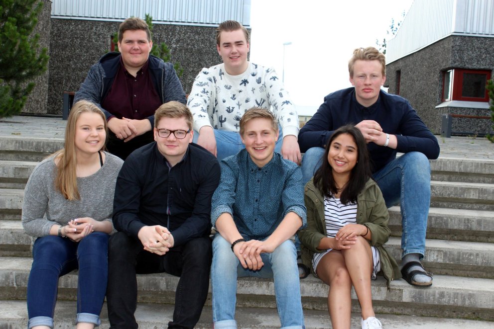 Stjórn Þórdunu nemendafélags 2016-2017.