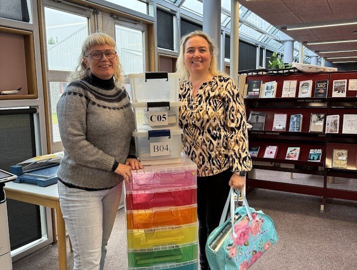 Samfélagsgreinakennararnir Valgerður Dögg og Hrafnhildur.