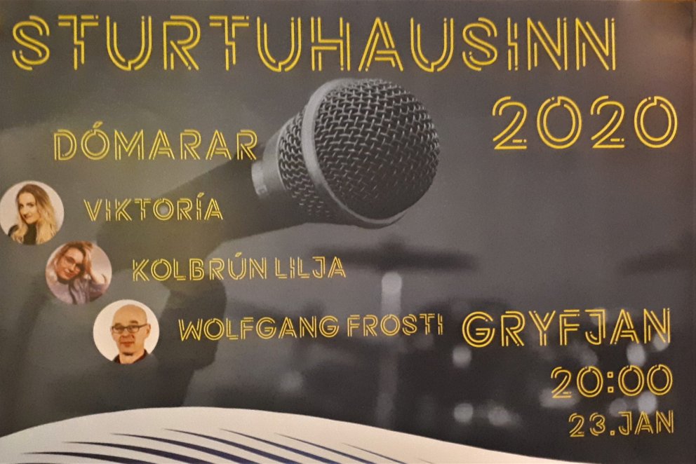 Tíu lög verða í Sturtuhausnum 2020.
