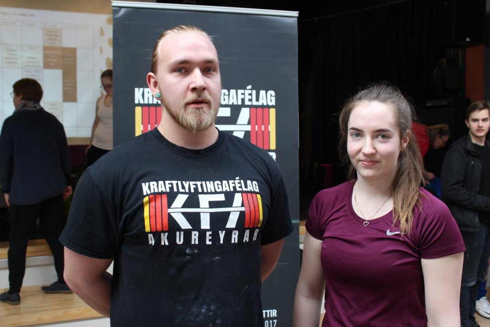 Þorsteinn Ægir og Anna Marý.