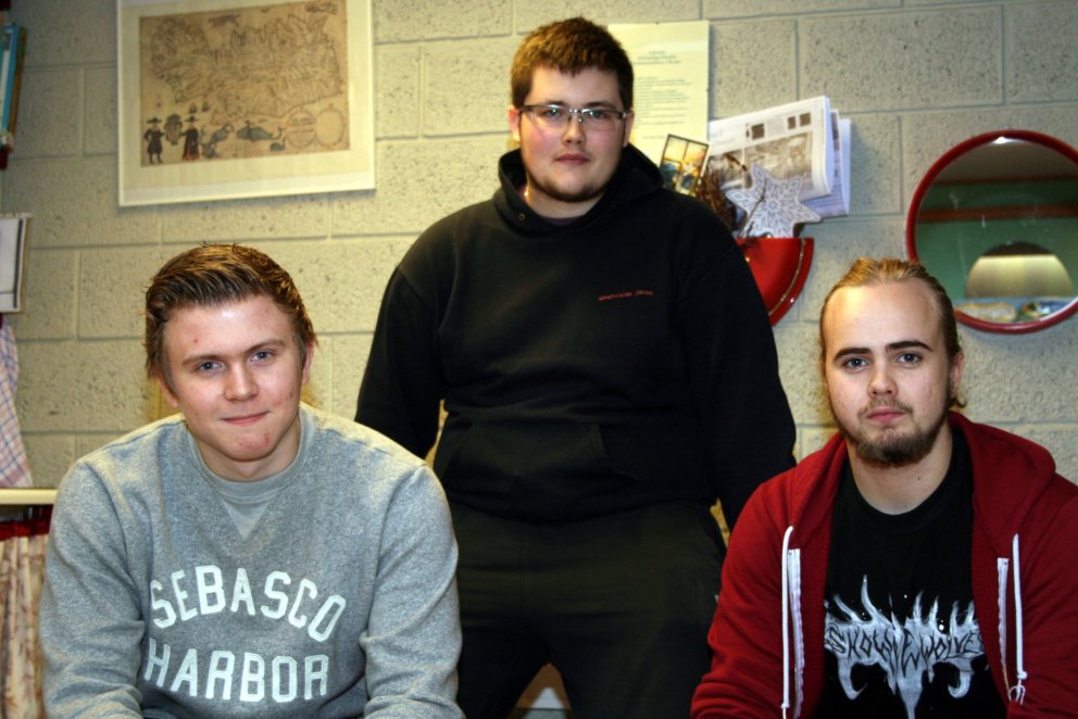 Frá vinstri: Birkir Elí, Kristófer Daníel og Dagur