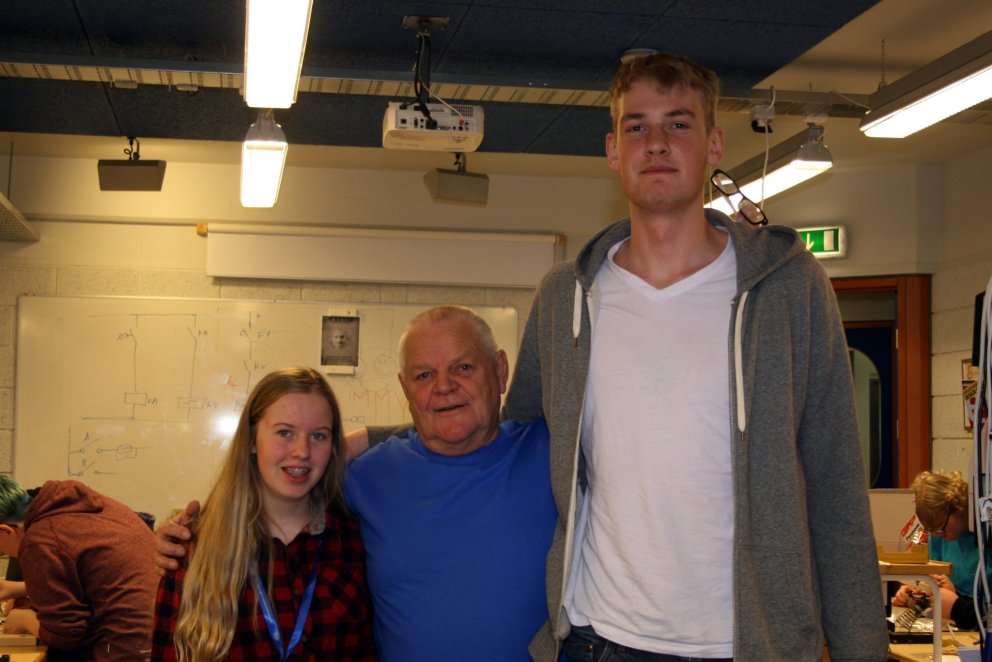 Róslín, Gunnar og Tryggvi Snær.