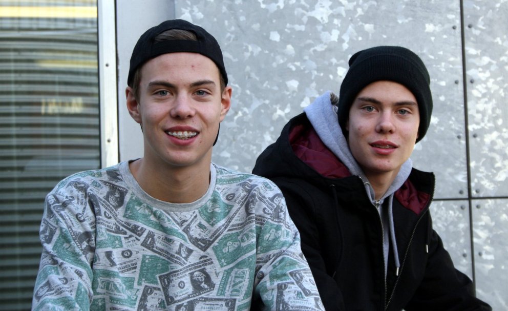 Nökkvi Þeyr og Þorri Mar Þórissynir.