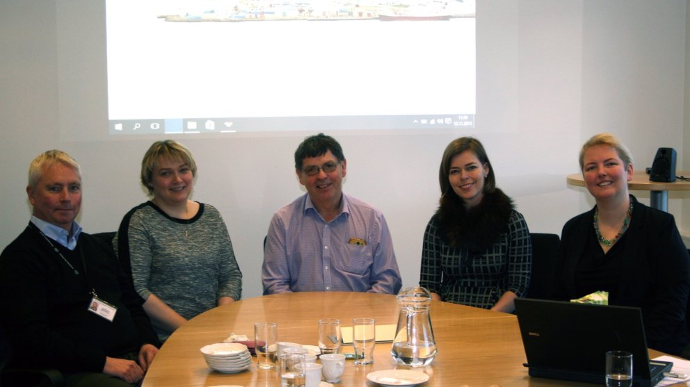 Stjórn FabEy á sínum fyrsta fundi í gær.