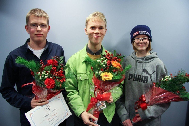 Frá vinstri: Oddur, Sölvi og Anna Kristjana.