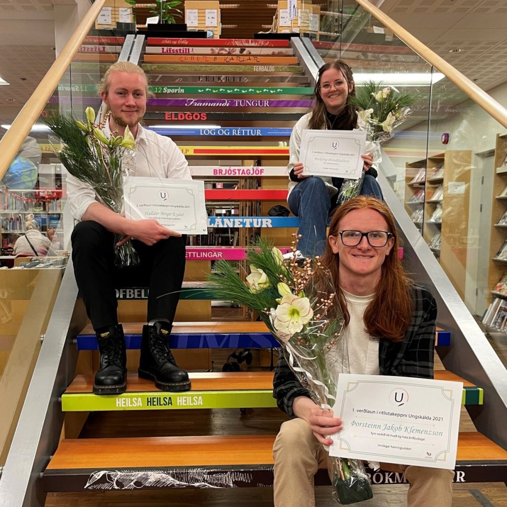 Halldór, Þorbjörg og Þorsteinn. Mynd: RHR/Akbær.