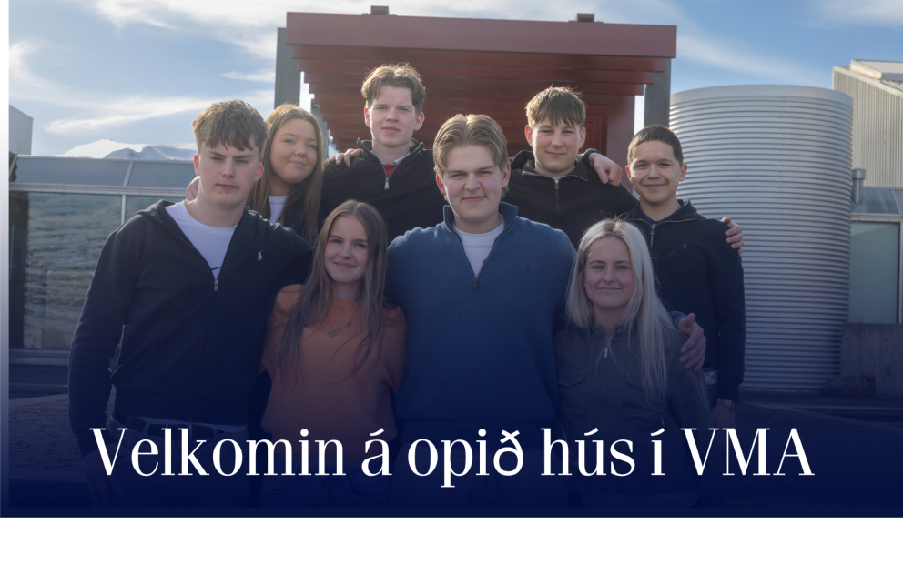 Opið hús í VMA 29. apríl kl. 16:30-18:30