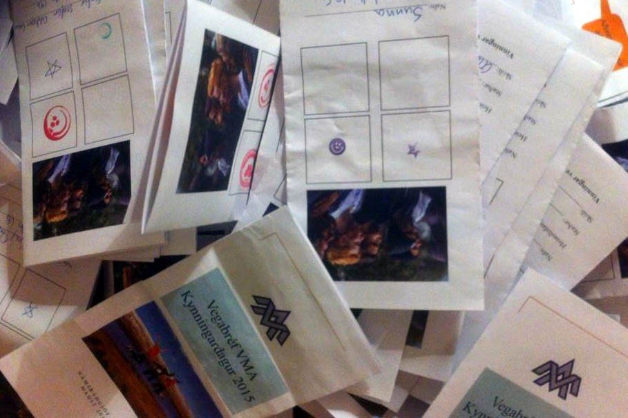 Ljómandi fín þátttaka var í vegabréfaleiknum.