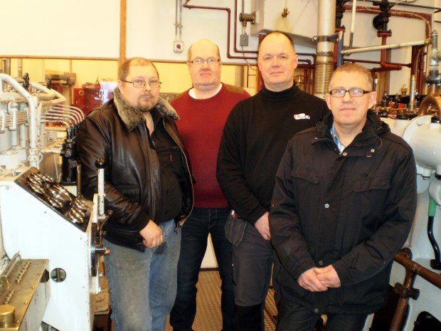 Frá vinstri: Sigurður, Örn, Guðmundur og Kristján.